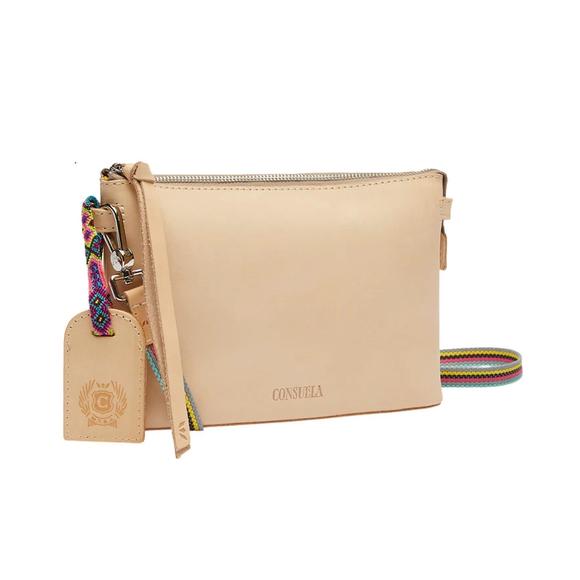 NEW CONSUELA women's diego midtown crossbody bag in natural - Picture 2 of 4